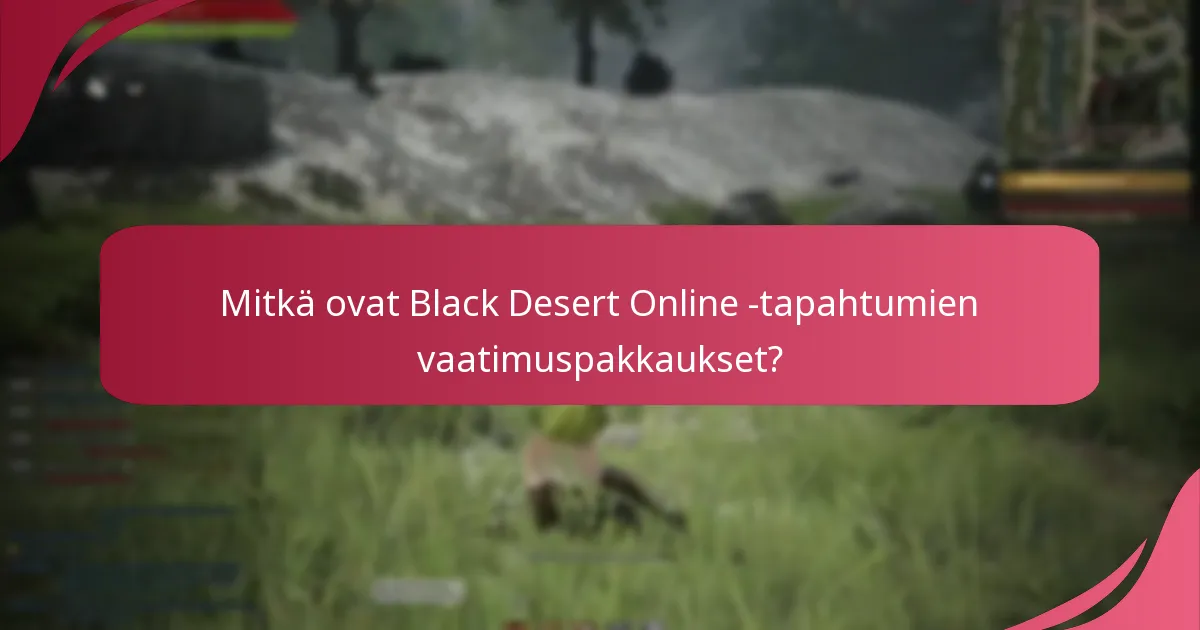 Mitkä ovat vaiheet tapahtumapakettien tehokkaaseen vaatimiseen?