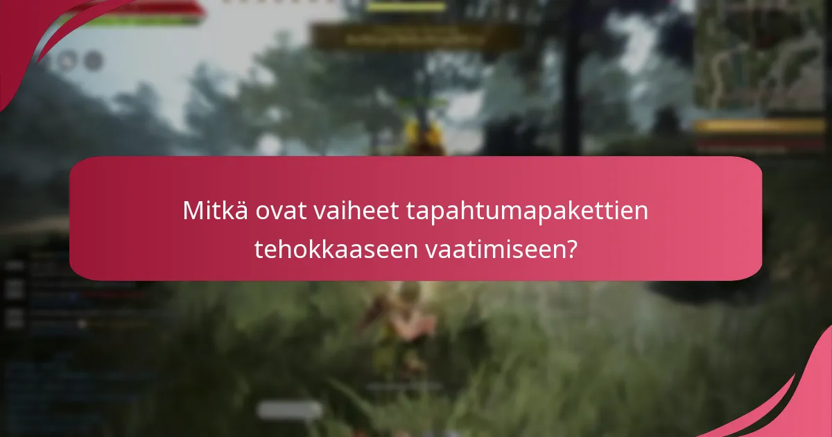 Mitkä tapahtumien vaatimuspakkaukset tarjoavat parhaan arvon?